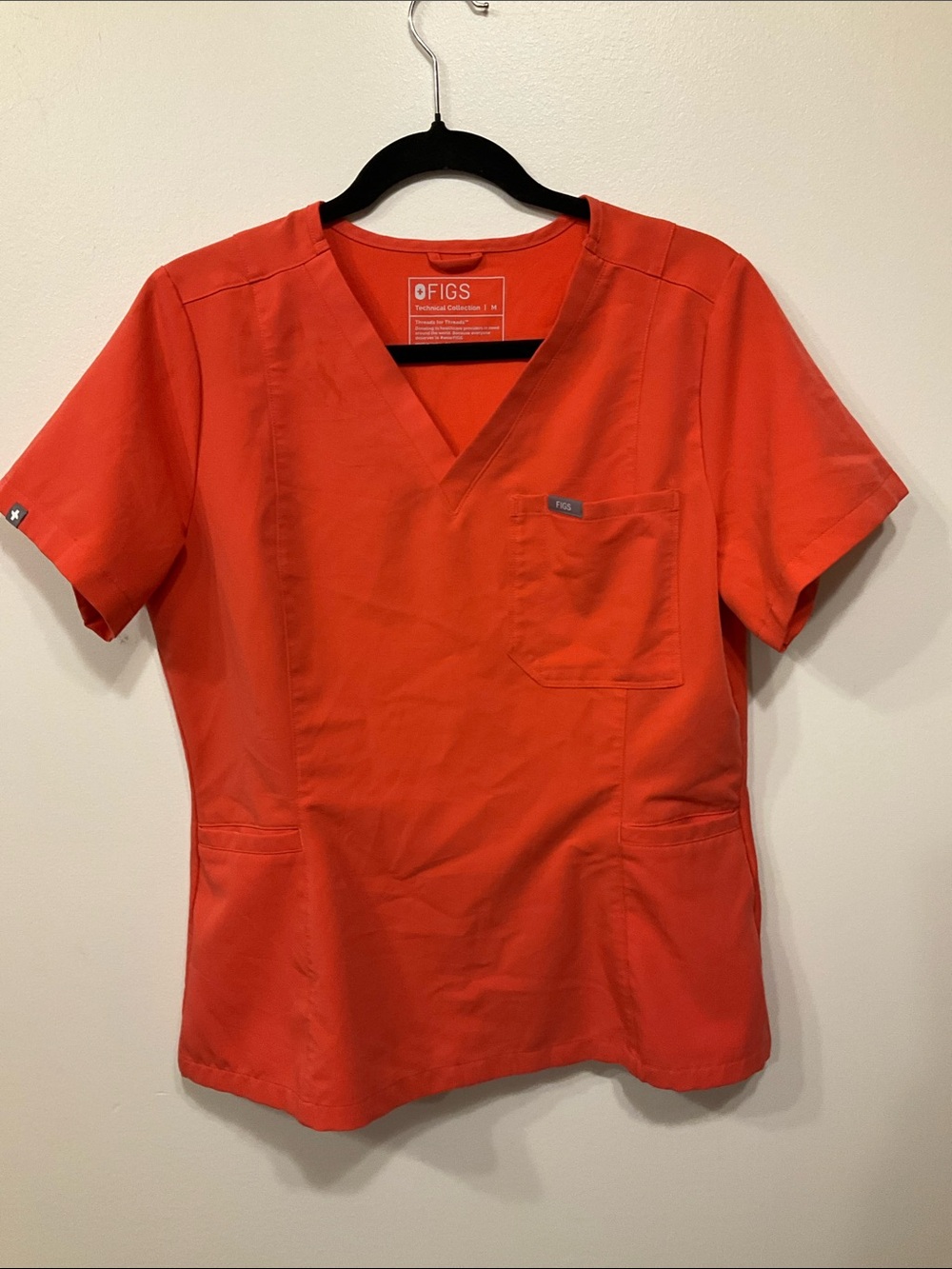 FIGS Tulsa Slim Fireside scrub Top Limited Edition SZ M